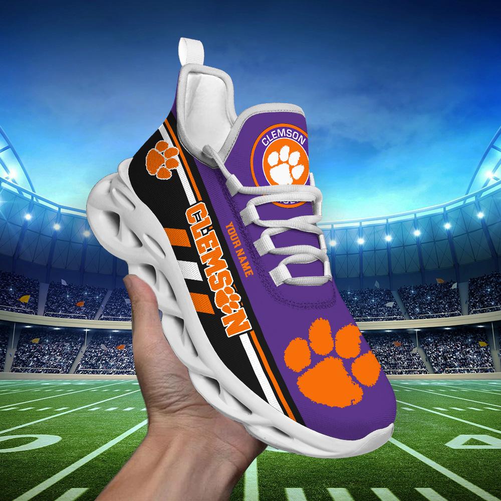 Personalized Clemson Tigers Max Soul Shoes Sneakers for Men And Women – MLB Baseball Fan Shoes, Team Sneakers