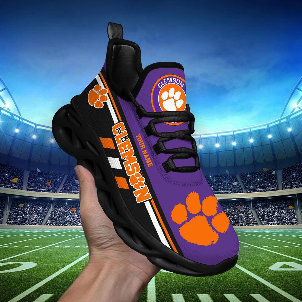 Personalized Clemson Tigers Max Soul Shoes Sneakers for Men And Women – MLB Baseball Fan Shoes, Team Sneakers - Image 7