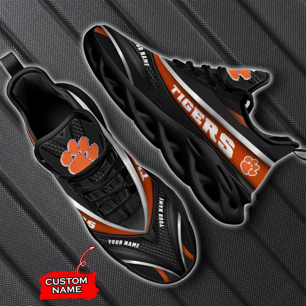 Personalized Clemson Tigers NCAA Max Soul Shoes Sneakers for Men And Women – NCAA Fan Shoes, Team Sneakers - Image 6