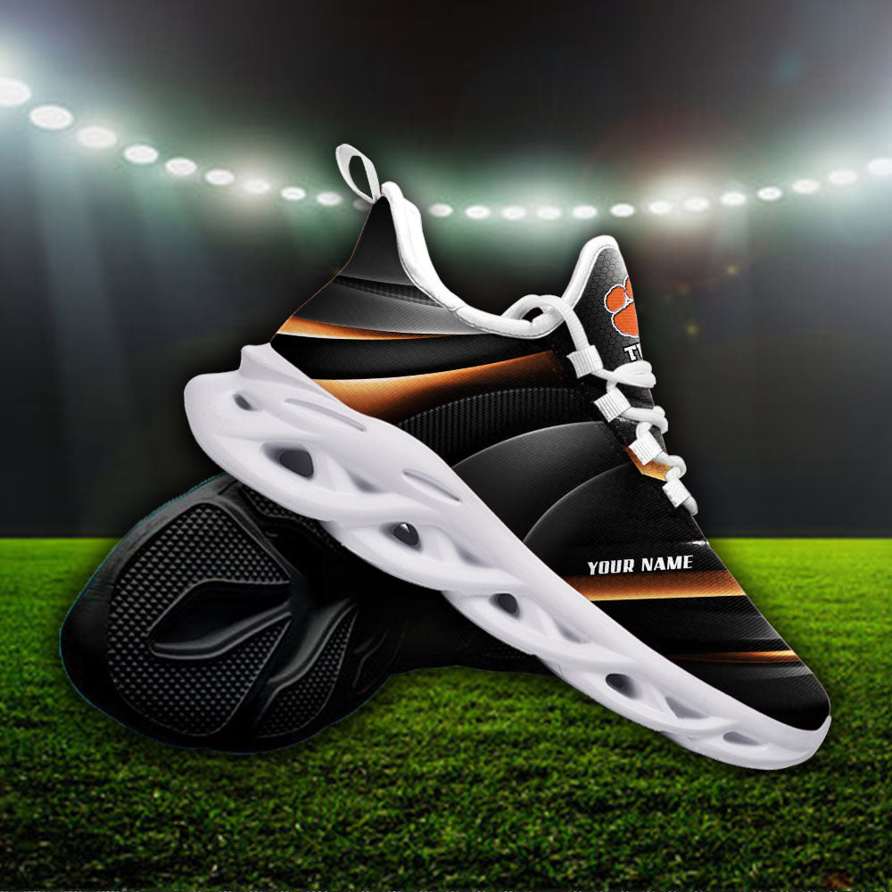 Personalized Clemson Tigers NCAA Max Soul Shoes Sneakers for Men And Women – NCAA Fan Shoes, Team Sneakers - Image 3