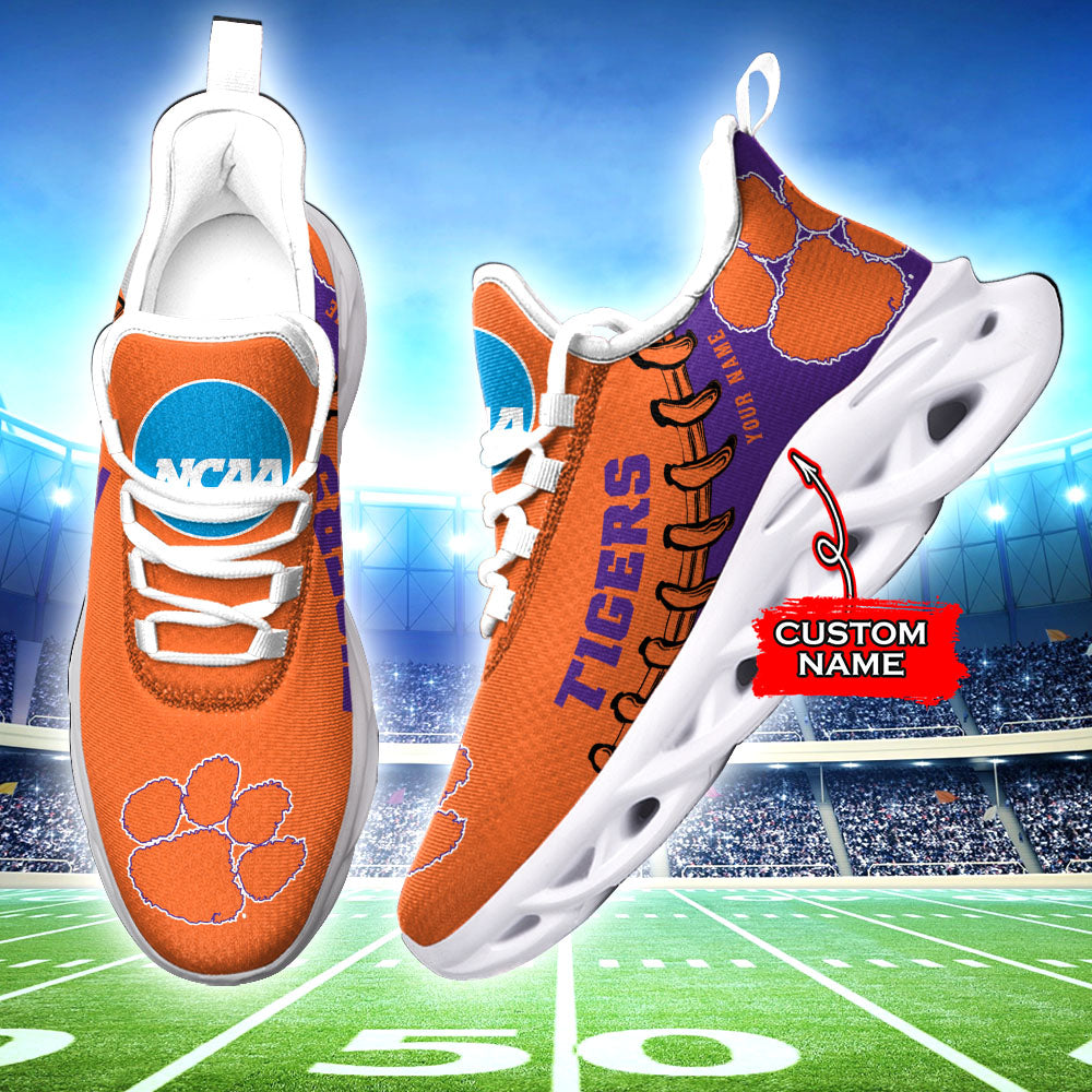 Personalized Clemson Tigers NCAA Max Soul Shoes Sneakers for Men And Women – NCAA Fan Shoes, Team Sneakers
