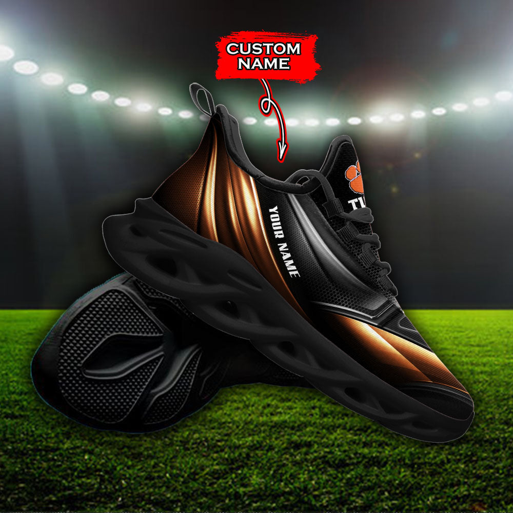 Personalized Clemson Tigers NCAA Max Soul Shoes Sneakers for Men And Women – NCAA Fan Shoes, Team Sneakers - Image 4