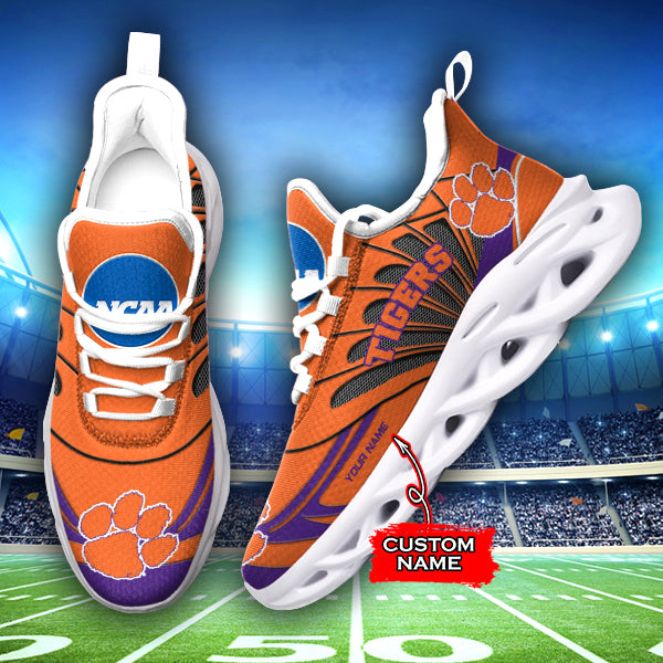 Personalized Clemson Tigers NCAA Max Soul Shoes Sneakers for Men And Women – NCAA Fan Shoes, Team Sneakers