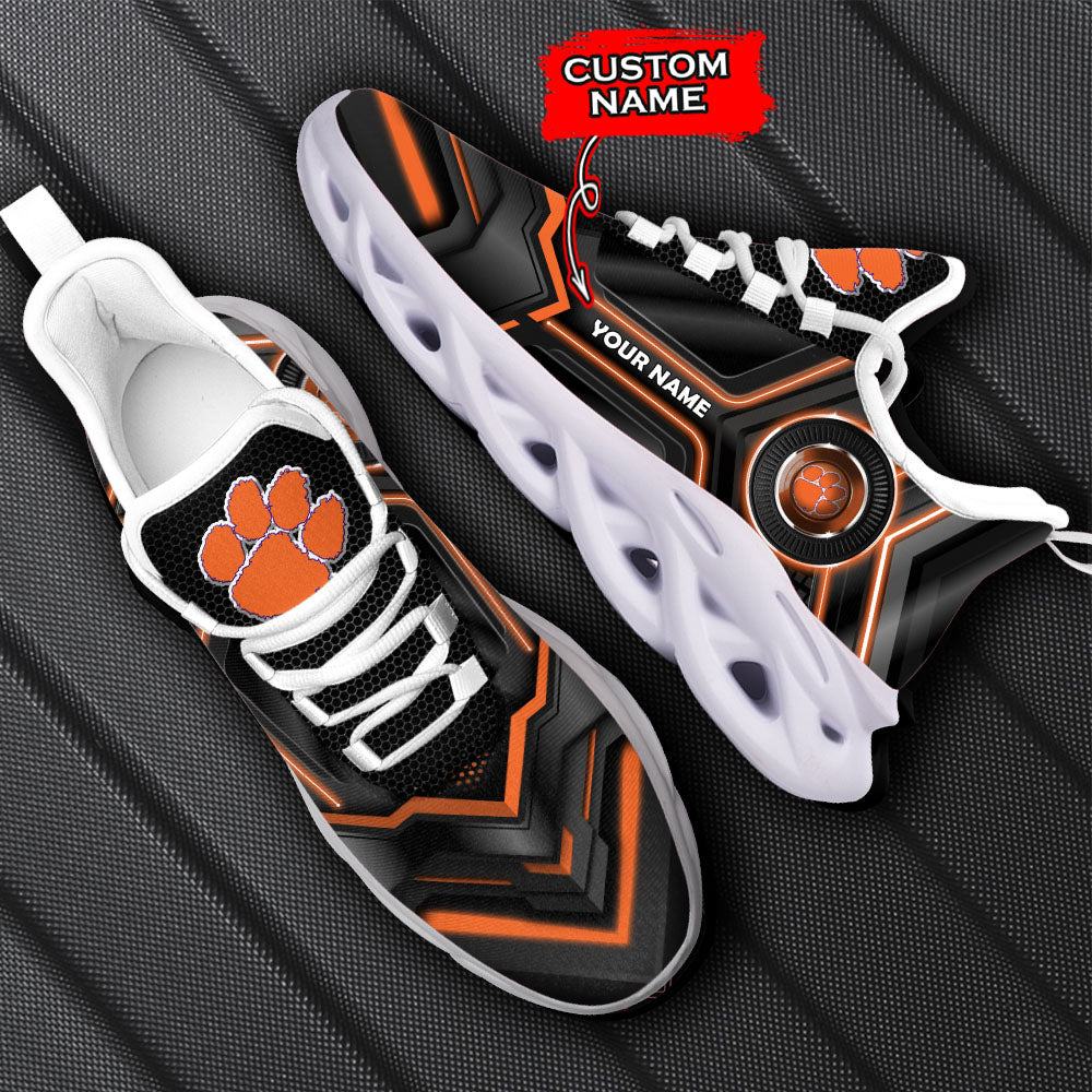 Personalized Clemson Tigers NCAA Max Soul Shoes Sneakers for Men And Women – NCAA Fan Shoes, Team Sneakers - Image 6
