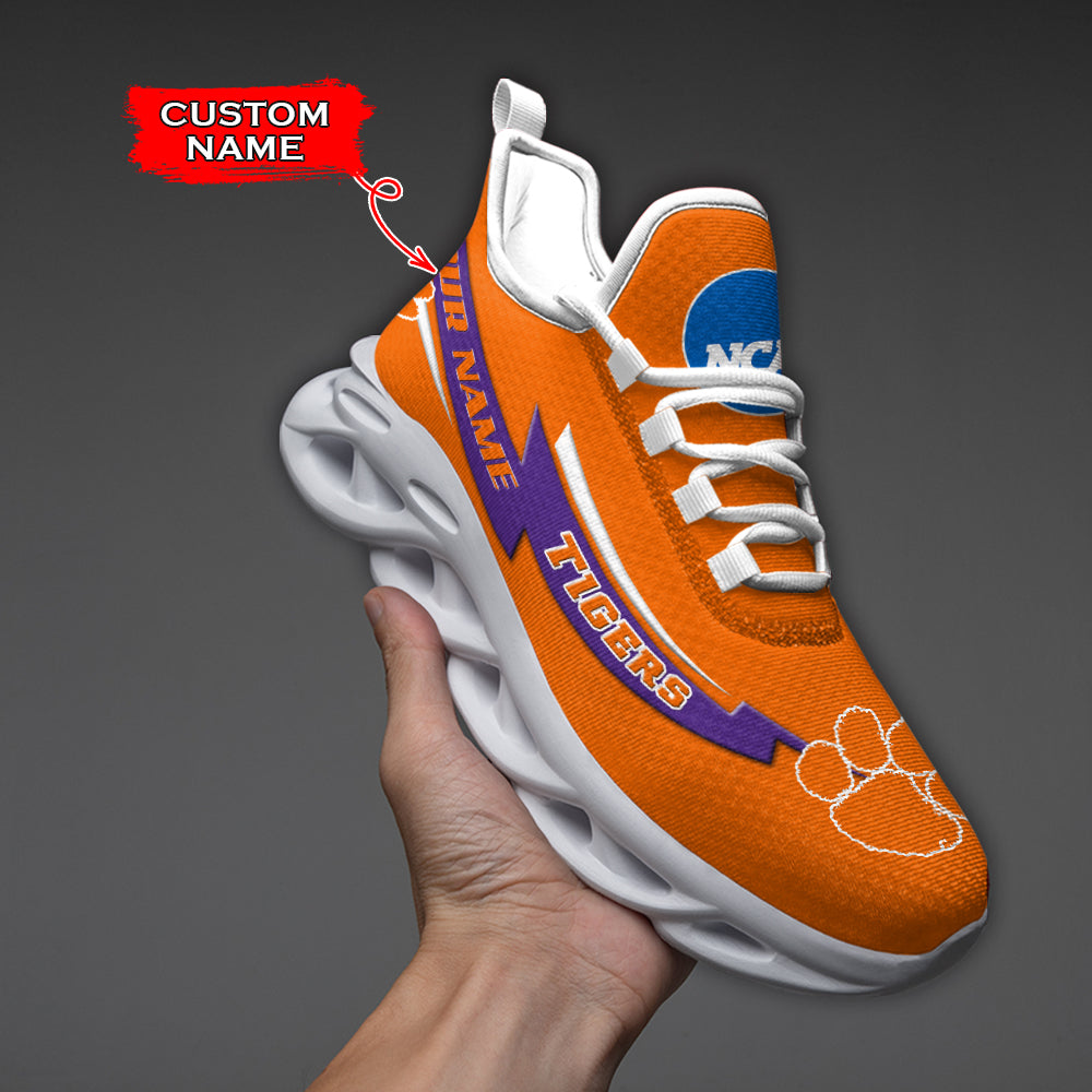 Personalized Clemson Tigers NCAA Max Soul Shoes Sneakers for Men And Women – NCAA Fan Shoes, Team Sneakers