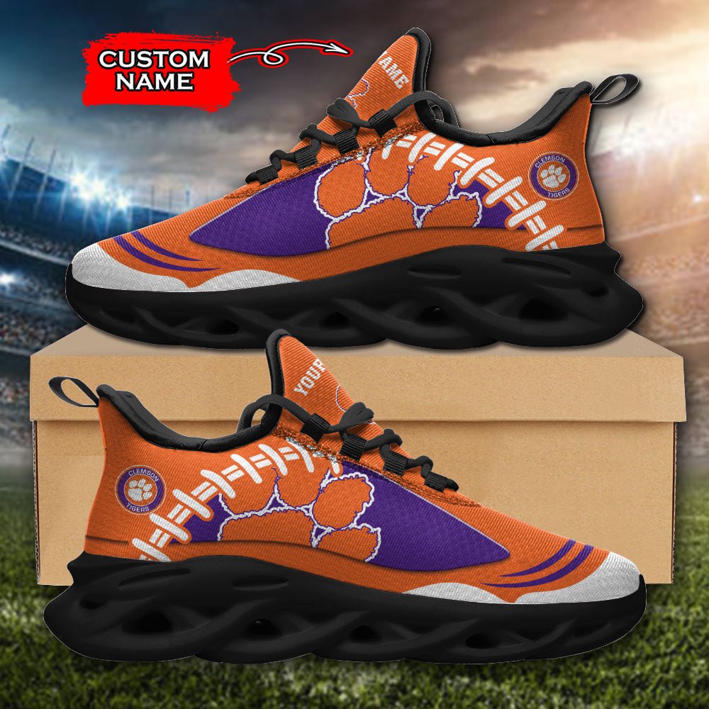 Personalized Clemson Tigers NCAA Max Soul Shoes Sneakers for Men And Women – NCAA Fan Shoes, Team Sneakers
