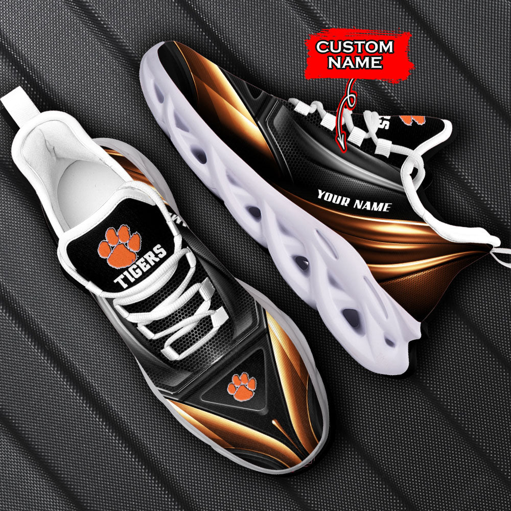 Personalized Clemson Tigers NCAA Max Soul Shoes Sneakers for Men And Women – NCAA Fan Shoes, Team Sneakers - Image 6