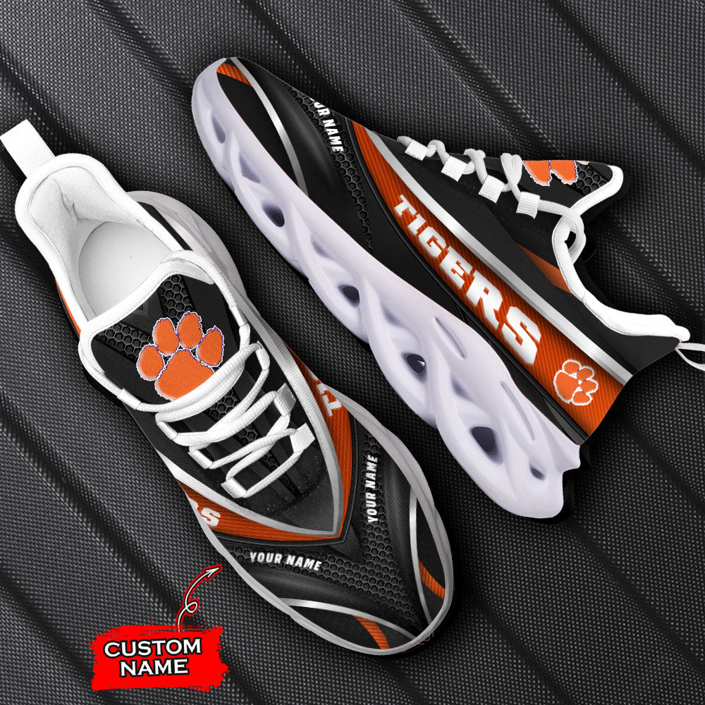 Personalized Clemson Tigers NCAA Max Soul Shoes Sneakers for Men And Women – NCAA Fan Shoes, Team Sneakers - Image 5