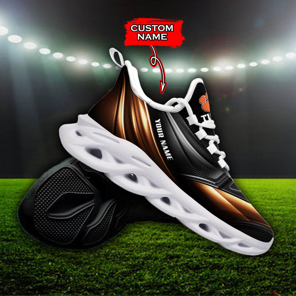 Personalized Clemson Tigers NCAA Max Soul Shoes Sneakers for Men And Women – NCAA Fan Shoes, Team Sneakers - Image 3