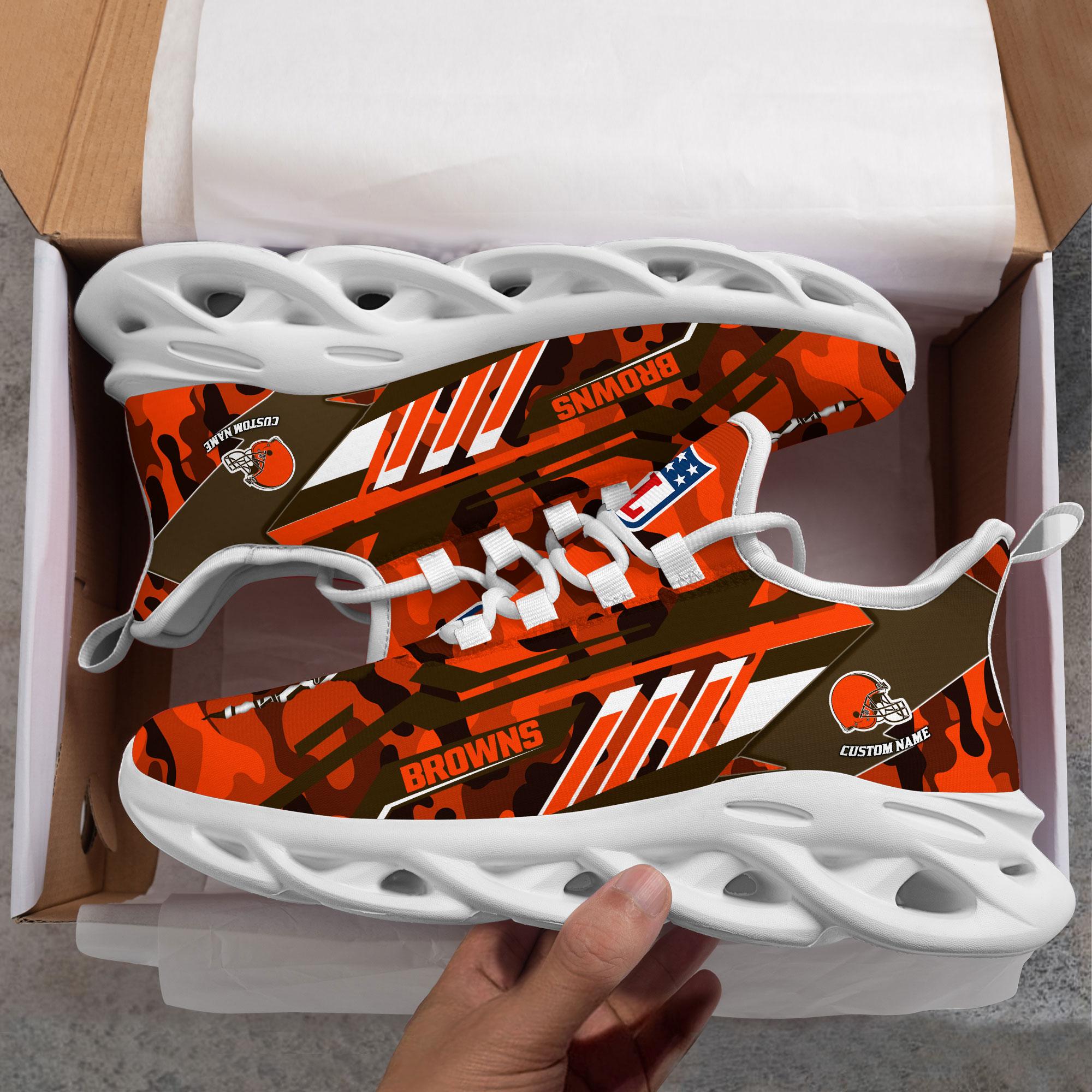Personalized Cleveland Browns Max Soul Shoes Sneakers for Men And Women – NFL Football Fan Shoes, Team Sneakers - Image 7