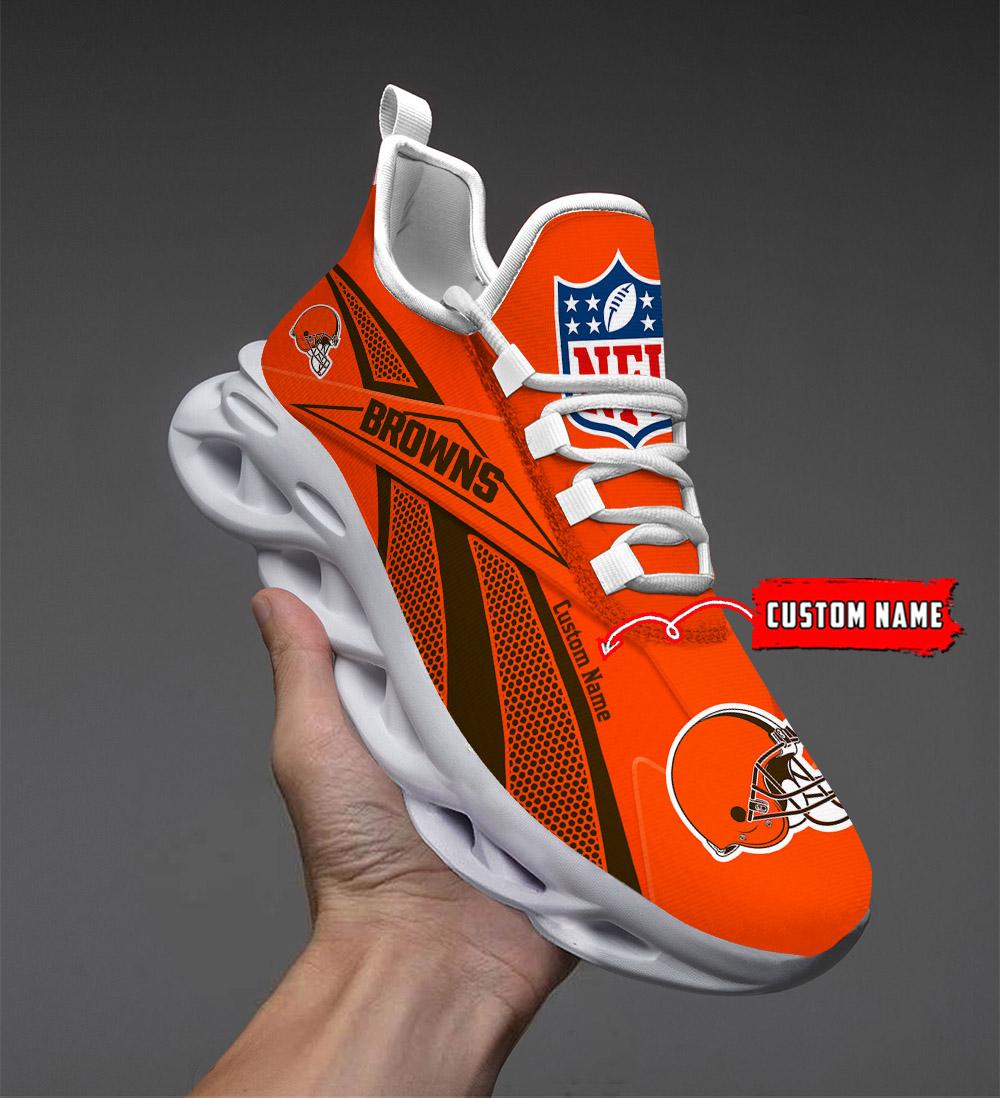Personalized Cleveland Browns Max Soul Shoes Sneakers for Men And Women – NFL Football Fan Shoes, Team Sneakers