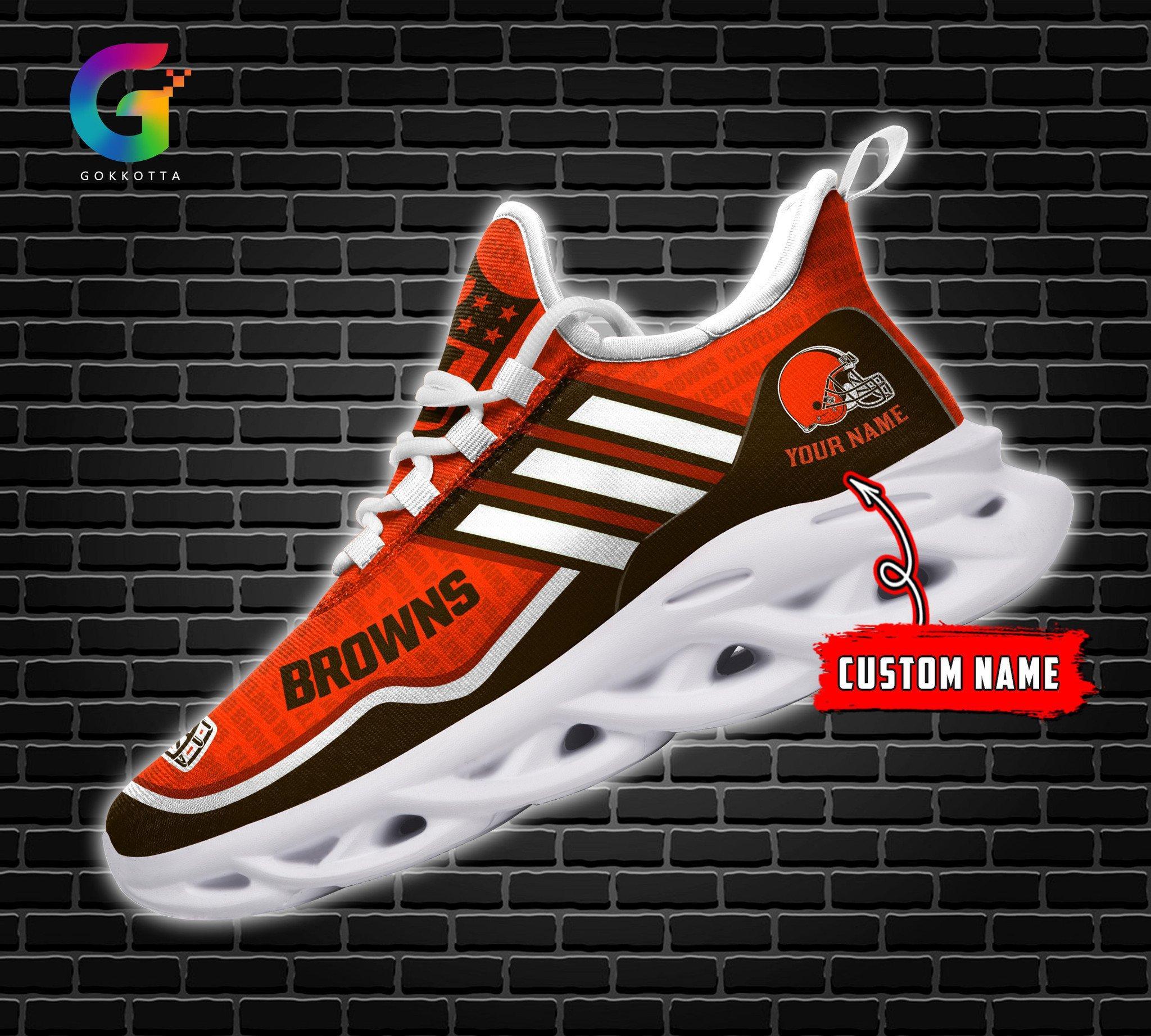 Personalized Cleveland Browns Max Soul Shoes Sneakers for Men And Women – NFL Football Fan Shoes, Team Sneakers - Image 5