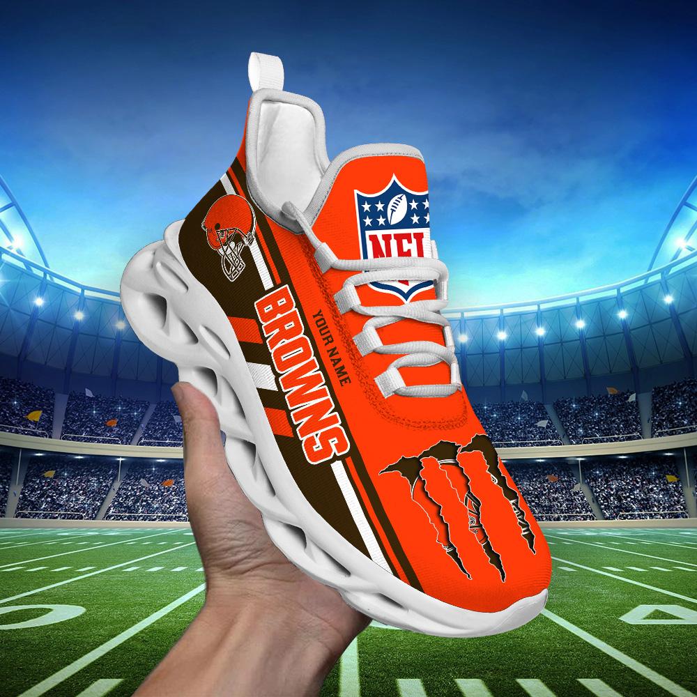 Personalized Cleveland Browns Max Soul Shoes Sneakers for Men And Women – NFL Football Fan Shoes, Team Sneakers