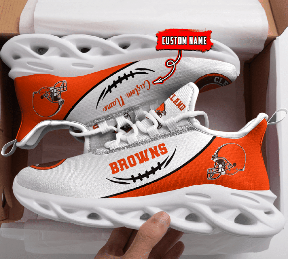 Personalized Cleveland Browns Max Soul Shoes Sneakers for Men And Women – NFL Football Fan Shoes, Team Sneakers