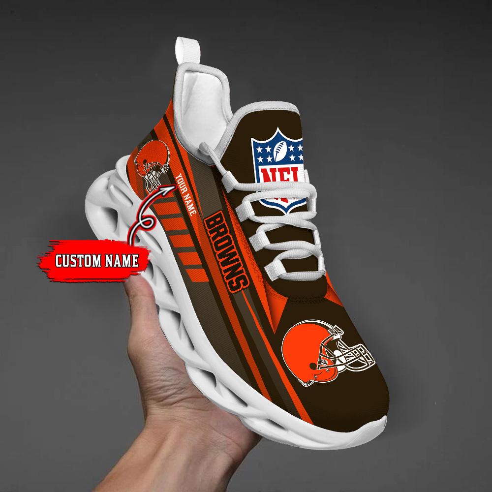 Personalized Cleveland Browns Max Soul Shoes Sneakers for Men And Women – NFL Football Fan Shoes, Team Sneakers