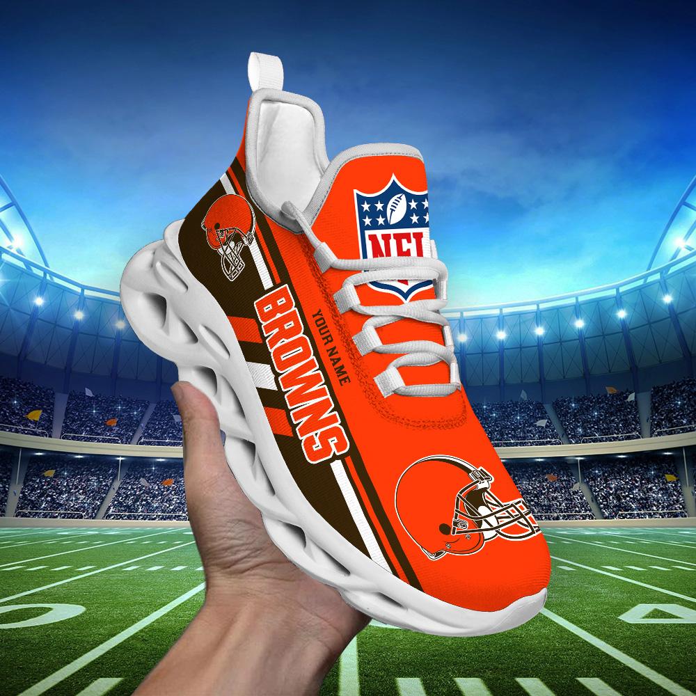 Personalized Cleveland Browns Max Soul Shoes Sneakers for Men And Women – NFL Football Fan Shoes, Team Sneakers