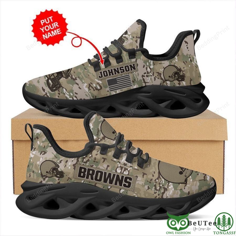 Personalized Cleveland Browns Max Soul Shoes Sneakers for Men And Women – NFL Football Fan Shoes, Team Sneakers