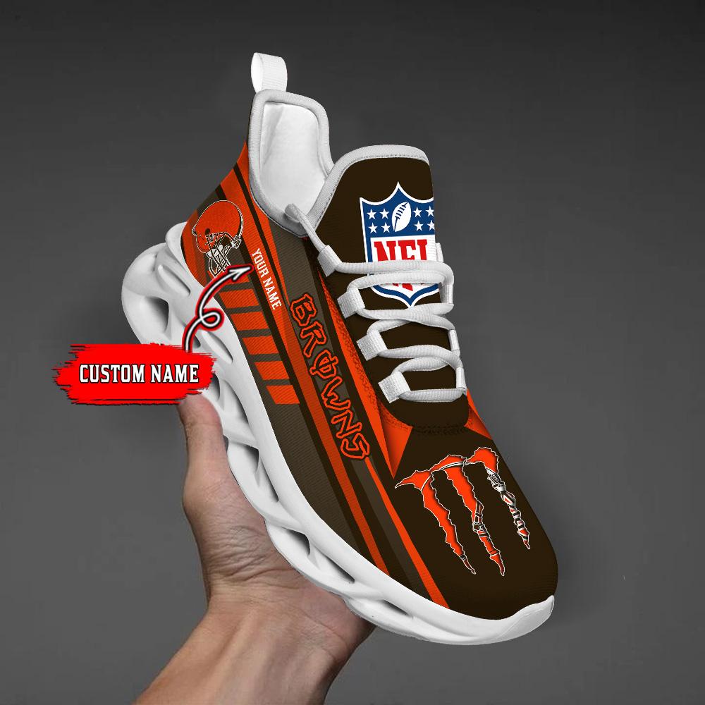 Personalized Cleveland Browns Max Soul Shoes Sneakers for Men And Women – NFL Football Fan Shoes, Team Sneakers
