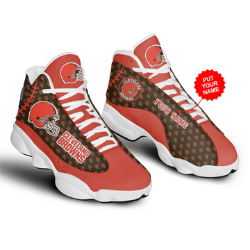 Personalized Cleveland Browns NFL JD13 Sneakers Shoes for Men & Women | Custom Fan Gift - Image 3