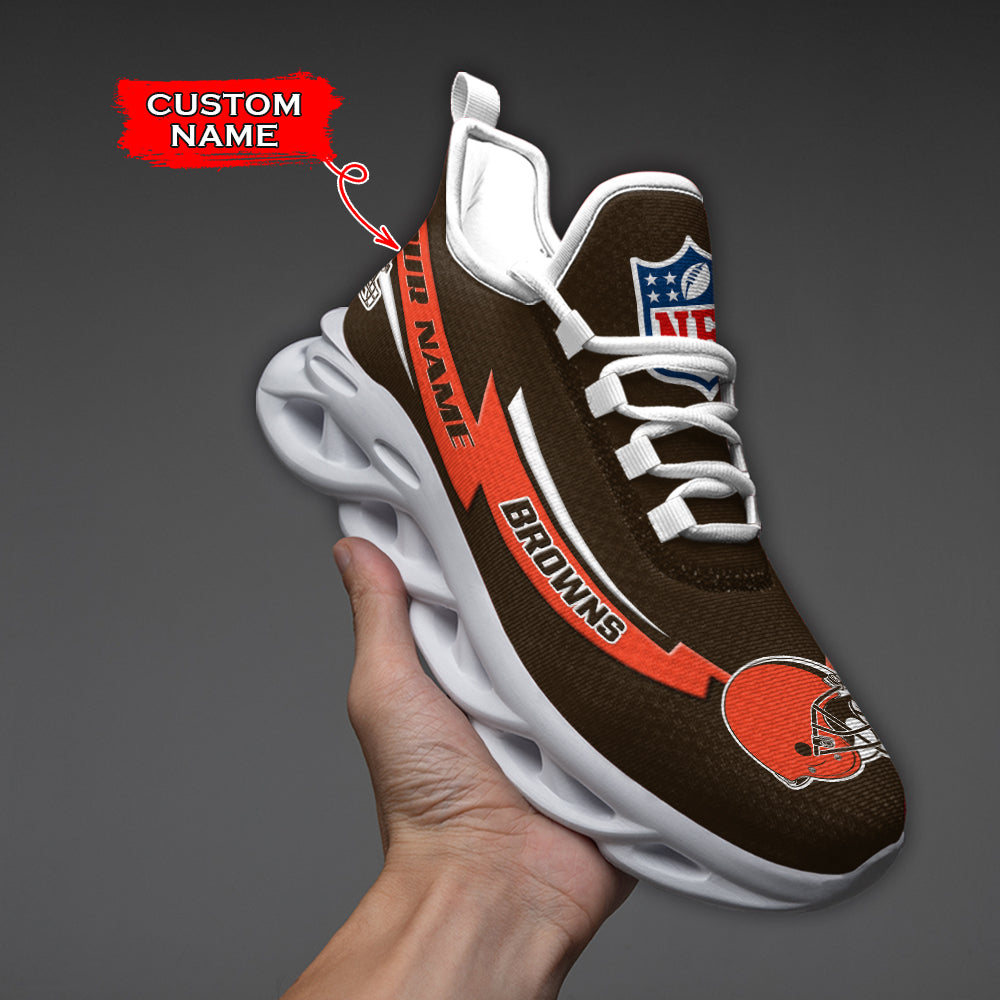 Personalized Cleveland Browns NFL Max Soul Shoes Sneakers for Men And Women – NFL Football Fan Shoes, Team Sneakers