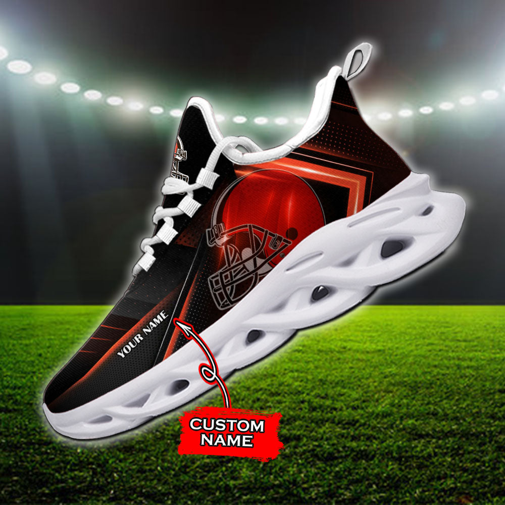 Personalized Cleveland Browns NFL Max Soul Shoes Sneakers for Men And Women – NFL Football Fan Shoes, Team Sneakers