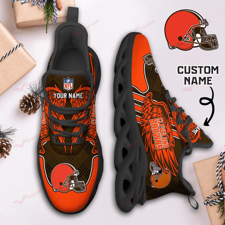 Personalized Cleveland Browns NFL Max Soul Shoes Sneakers for Men And Women – NFL Football Fan Shoes, Team Sneakers - Image 3