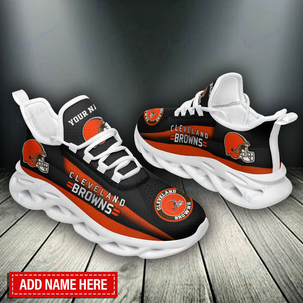 Personalized Cleveland Browns NFL Max Soul Shoes Sneakers for Men And Women – NFL Football Fan Shoes, Team Sneakers