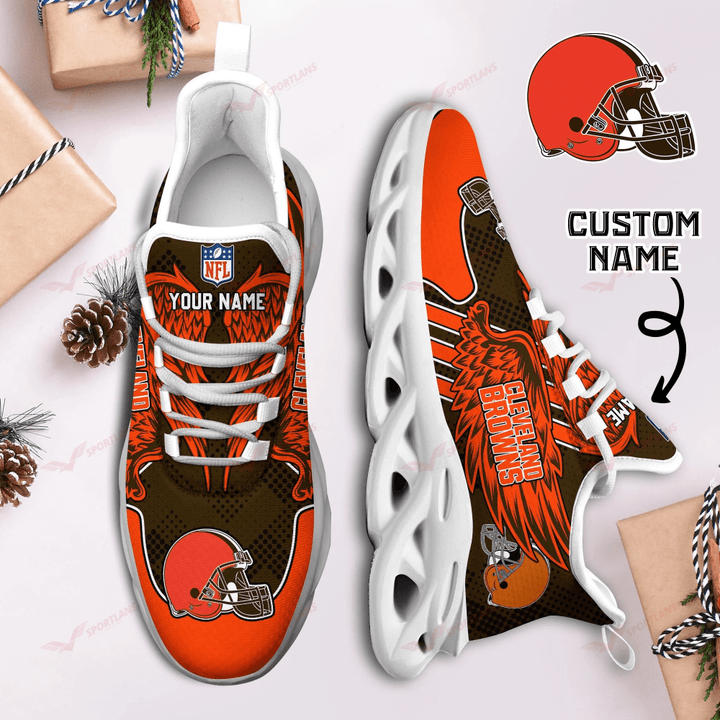 Personalized Cleveland Browns NFL Max Soul Shoes Sneakers for Men And Women – NFL Football Fan Shoes, Team Sneakers
