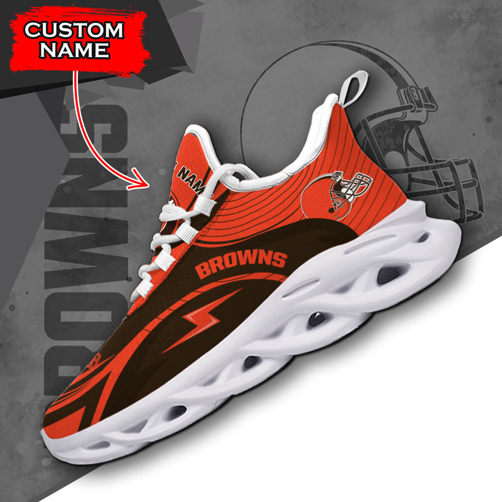 Personalized Cleveland Browns NFL Max Soul Shoes Sneakers for Men And Women – NFL Football Fan Shoes, Team Sneakers