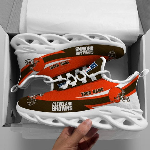 Personalized Cleveland Browns NFL Max Soul Shoes Sneakers for Men And Women – NFL Football Fan Shoes, Team Sneakers