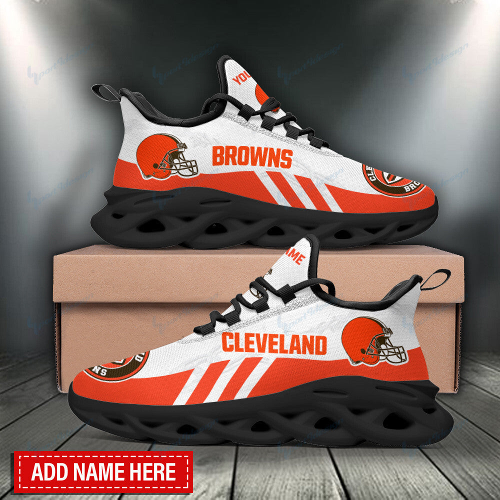 Personalized Cleveland Browns NFL Max Soul Shoes Sneakers for Men And Women – NFL Football Fan Shoes, Team Sneakers - Image 3