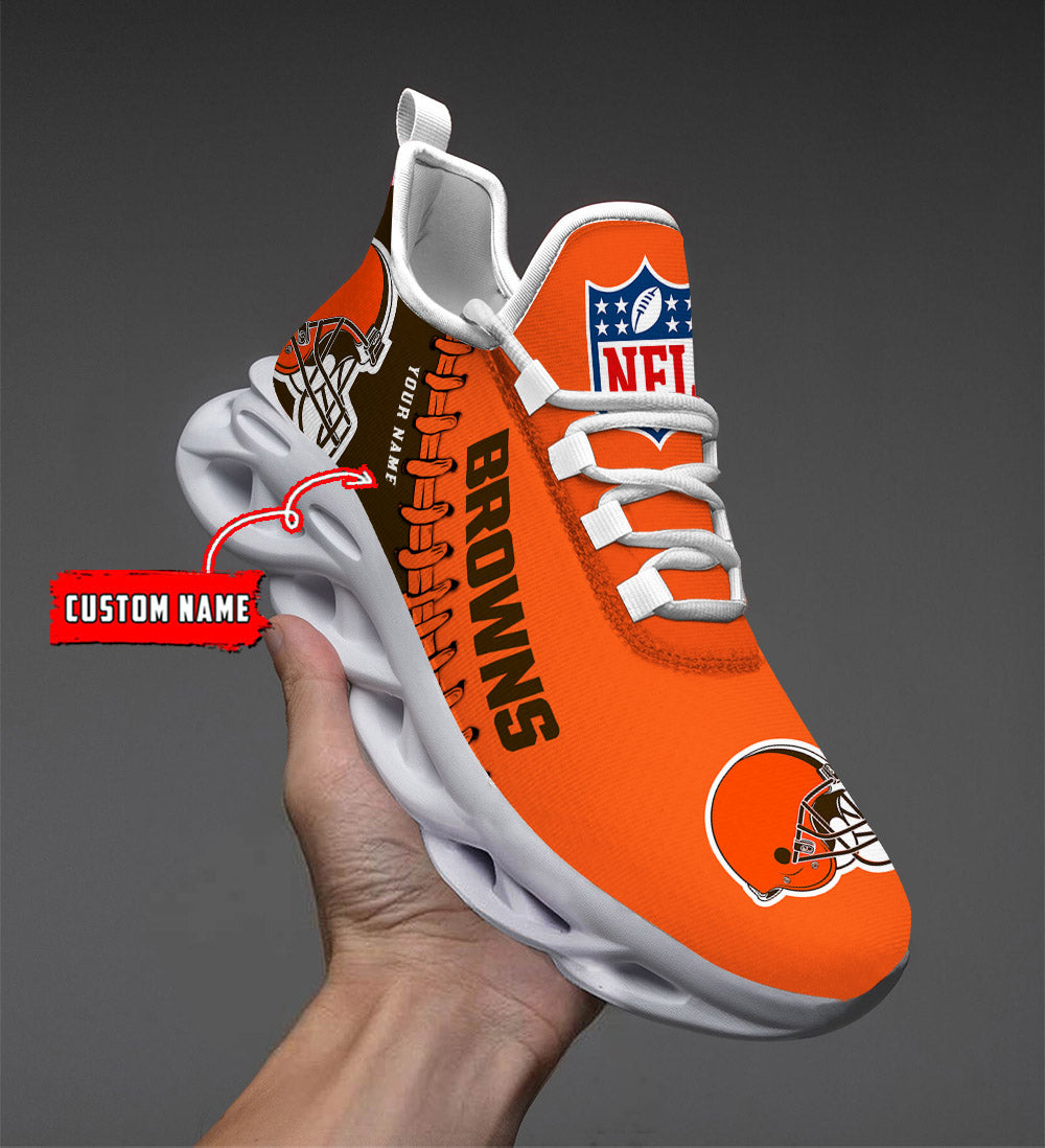 Personalized Cleveland Browns NFL Max Soul Shoes Sneakers for Men And Women – NFL Football Fan Shoes, Team Sneakers