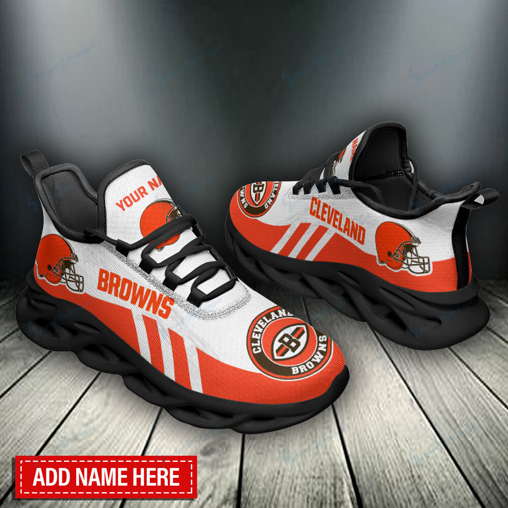 Personalized Cleveland Browns NFL Max Soul Shoes Sneakers for Men And Women – NFL Football Fan Shoes, Team Sneakers - Image 4