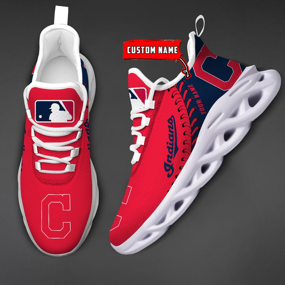 Personalized Cleveland Guardians Max Soul Shoes Sneakers for Men And Women – MLB Baseball Fan Shoes, Team Sneakers - Image 3