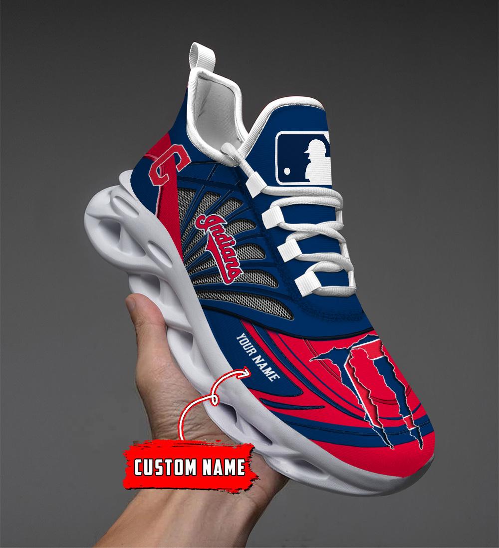 Personalized Cleveland Indians Max Soul Shoes Sneakers for Men And Women – Motorcycle Shoes, Motorsport Shoes