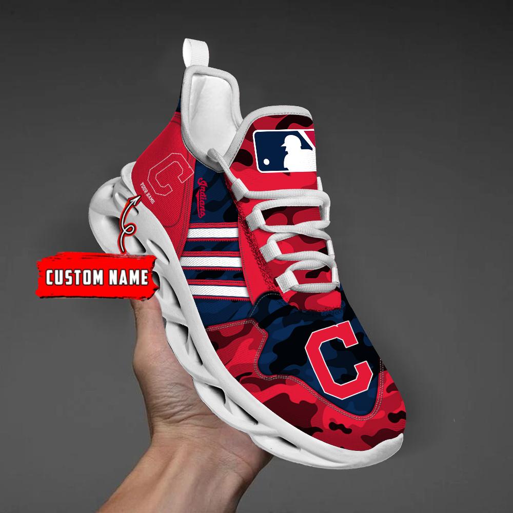 Personalized Cleveland Indians Max Soul Shoes Sneakers for Men And Women – Motorcycle Shoes, Motorsport Shoes