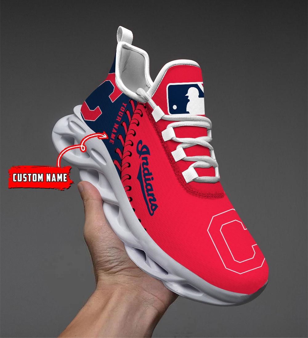 Personalized Cleveland Indians Max Soul Shoes Sneakers for Men And Women – Motorcycle Shoes, Motorsport Shoes