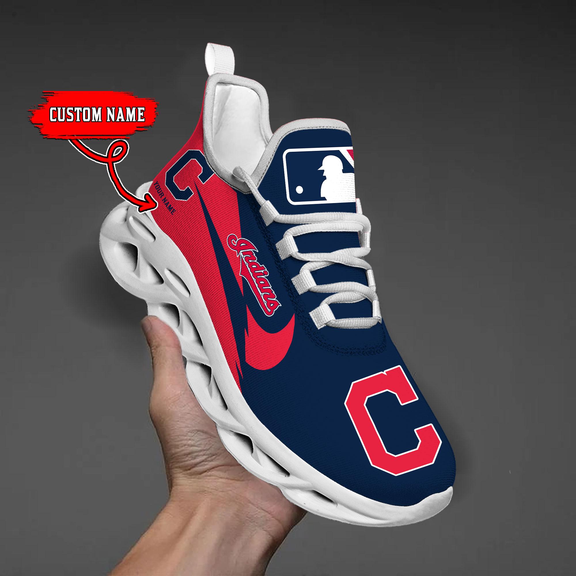 Personalized Cleveland Indians Max Soul Shoes Sneakers for Men And Women – Motorcycle Shoes, Motorsport Shoes