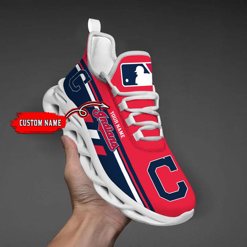 Personalized Cleveland Indians Max Soul Shoes Sneakers for Men And Women – Motorcycle Shoes, Motorsport Shoes