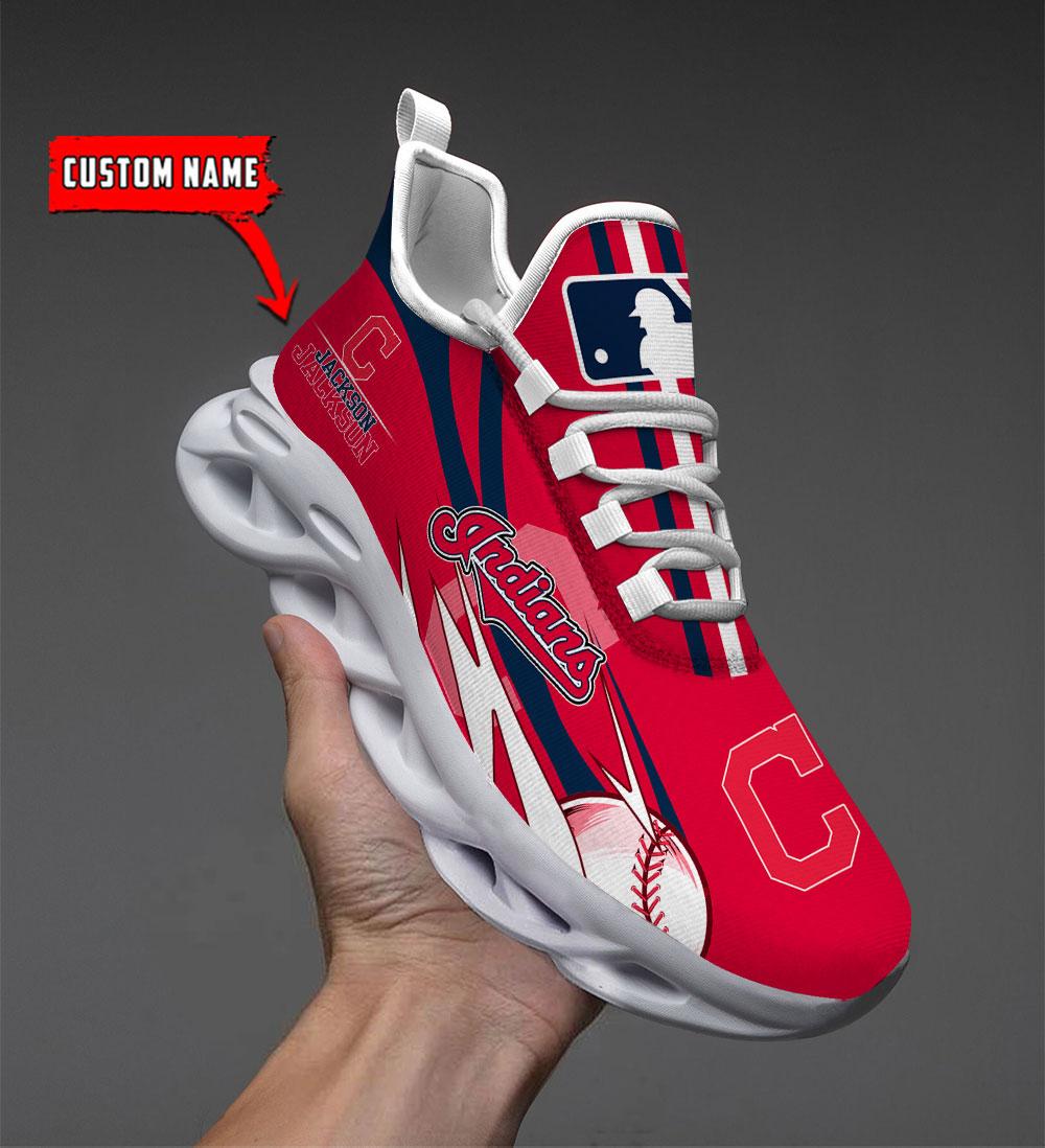 Personalized Cleveland Indians Max Soul Shoes Sneakers for Men And Women – Motorcycle Shoes, Motorsport Shoes