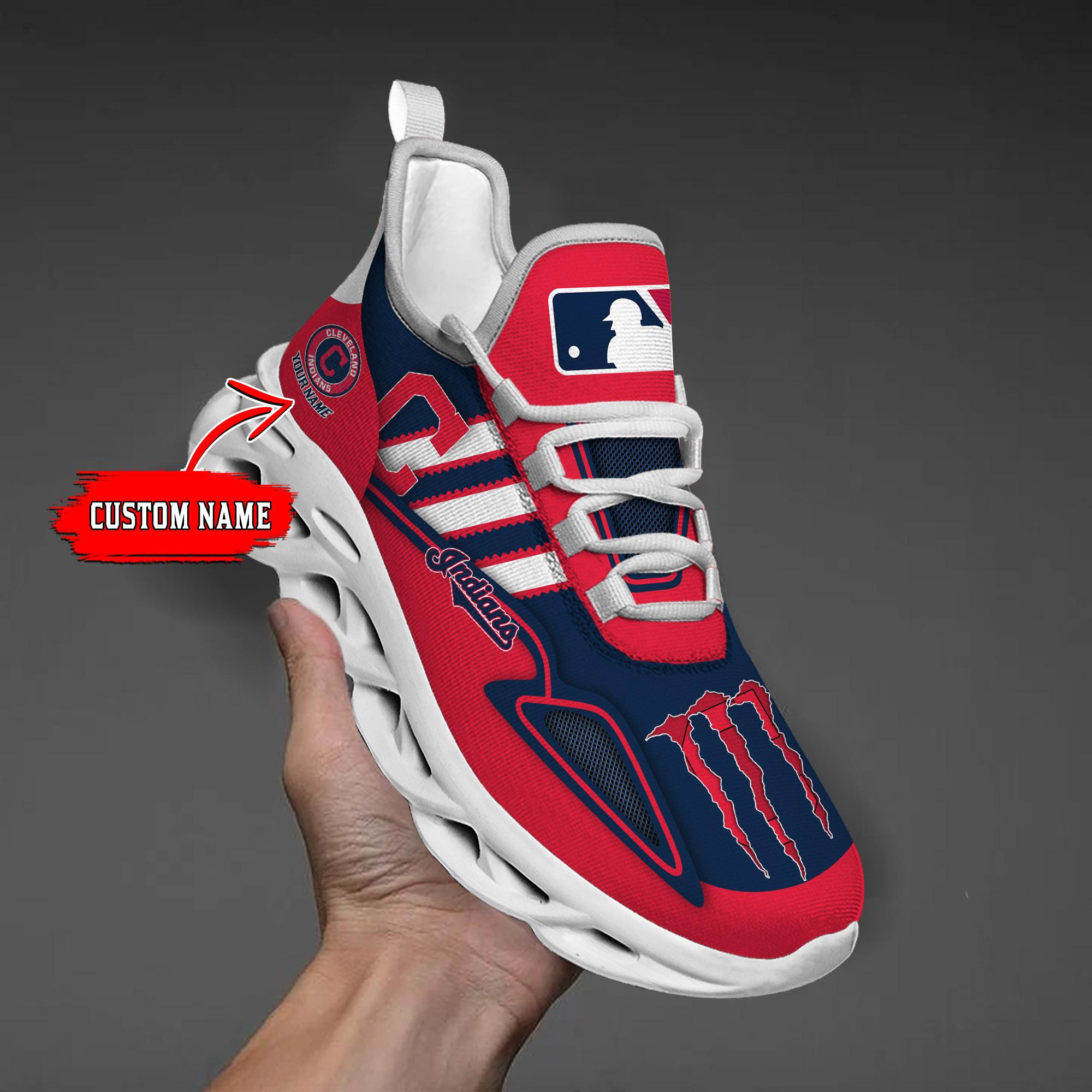 Personalized Cleveland Indians Max Soul Shoes Sneakers for Men And Women – Motorcycle Shoes, Motorsport Shoes