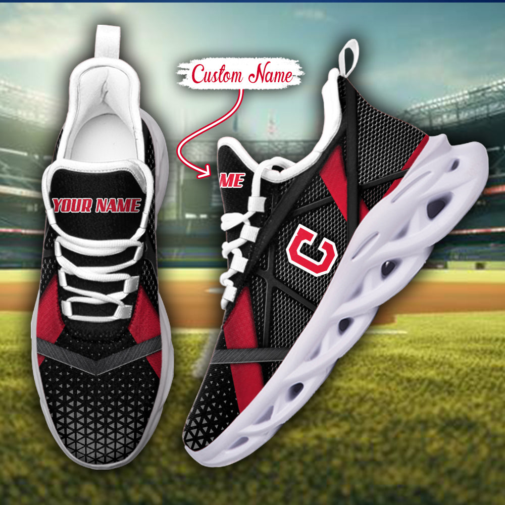 Personalized Cleveland Indians MLB Max Soul Shoes Sneakers for Men And Women – MLB Baseball Fan Shoes, Team Sneakers