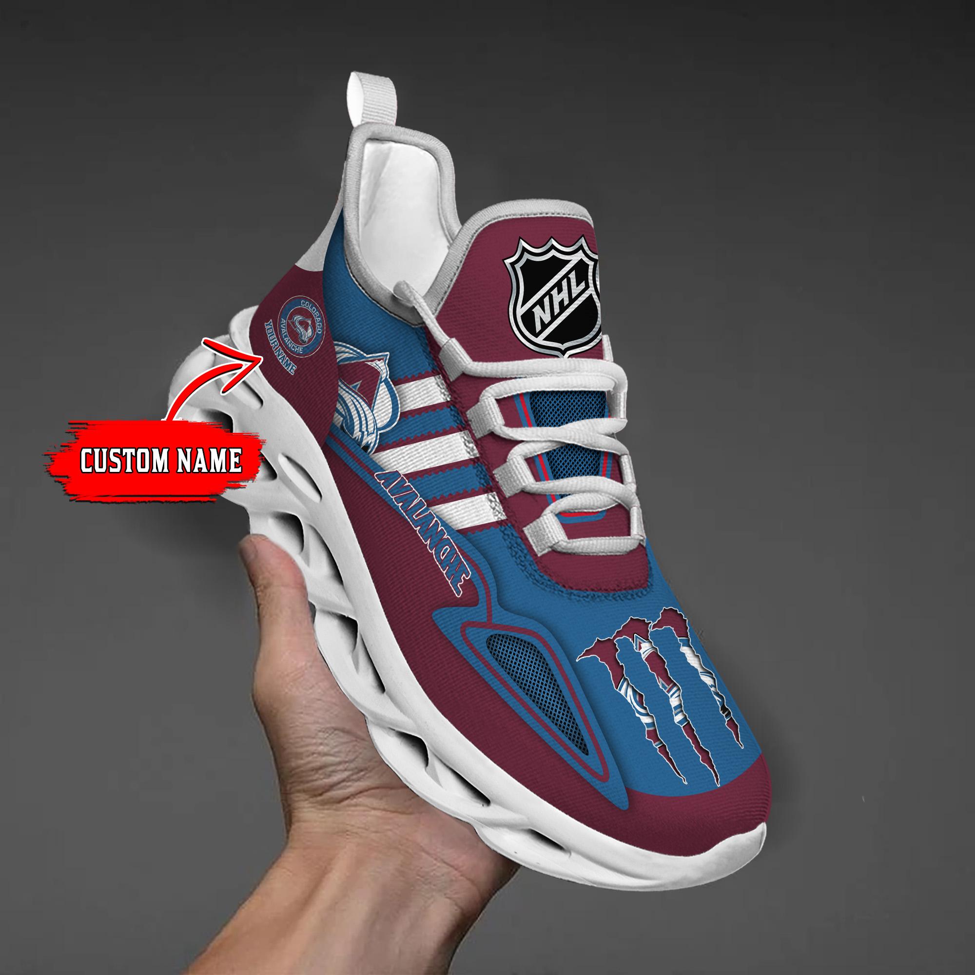 Personalized Colorado Avalanche Max Soul Shoes Sneakers for Men And Women – NHL Hockey Fan Shoes, Team Sneakers