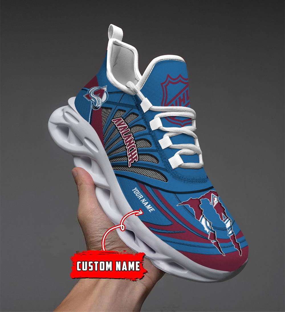 Personalized Colorado Avalanche Max Soul Shoes Sneakers for Men And Women – NHL Hockey Fan Shoes, Team Sneakers