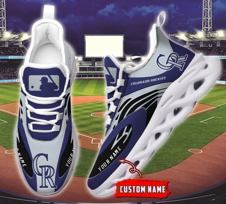 Personalized Colorado Rockies Max Soul Shoes Sneakers for Men And Women – MLB Baseball Fan Shoes, Team Sneakers