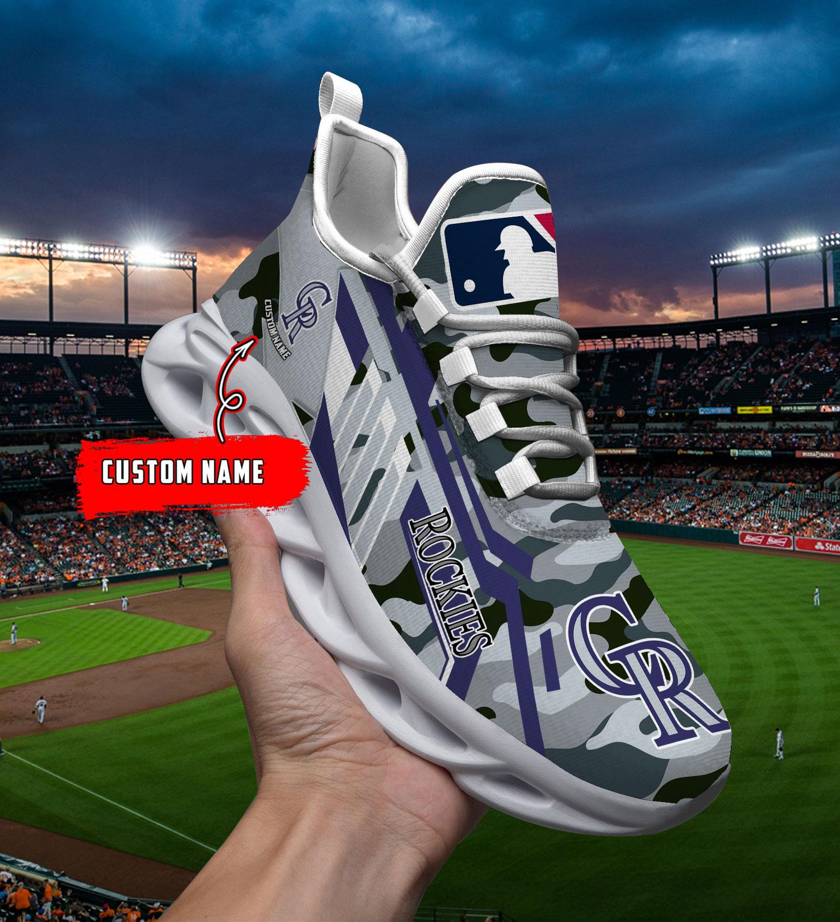 Personalized Colorado Rockies Max Soul Shoes Sneakers for Men And Women – MLB Baseball Fan Shoes, Team Sneakers