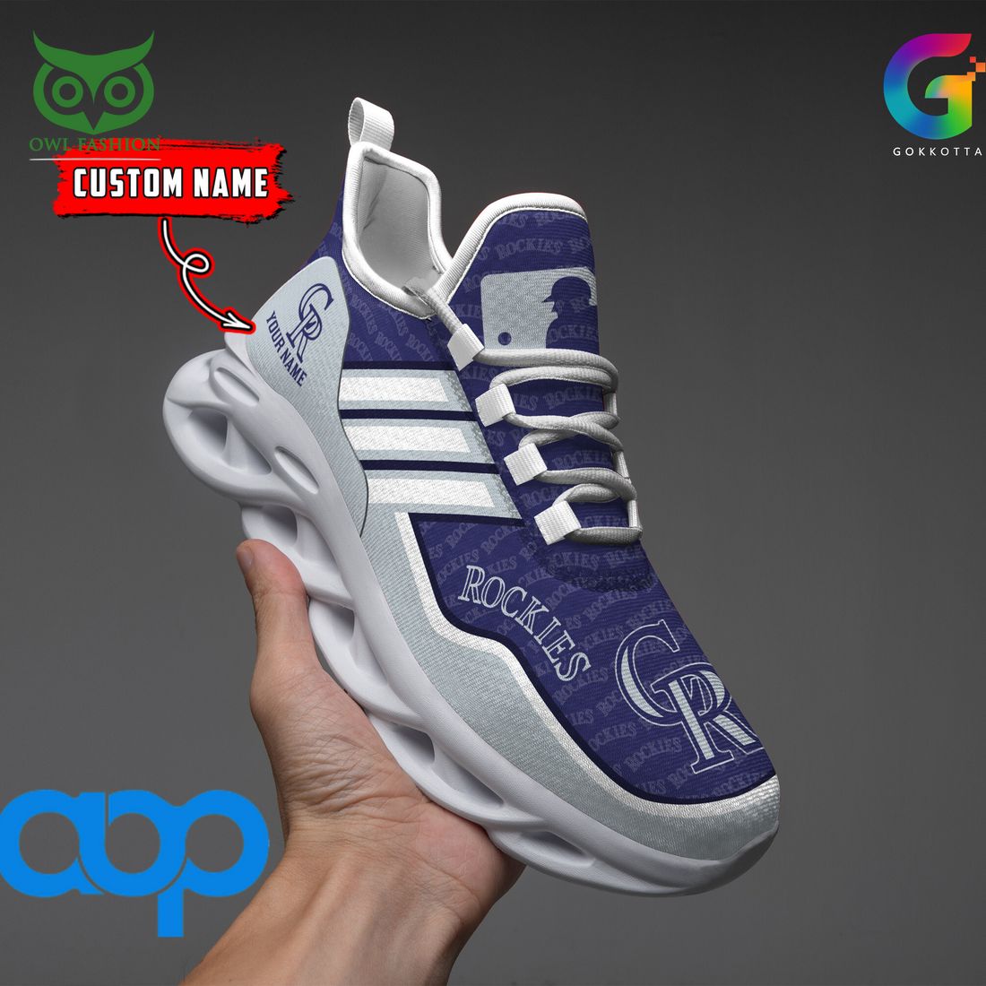 Personalized Colorado Rockies Max Soul Shoes Sneakers for Men And Women – MLB Baseball Fan Shoes, Team Sneakers - Image 5