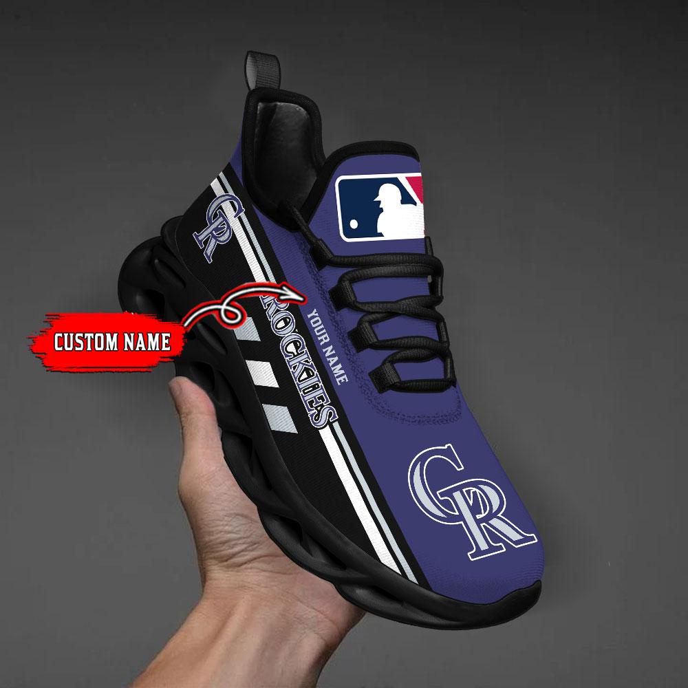 Personalized Colorado Rockies Max Soul Shoes Sneakers for Men And Women – MLB Baseball Fan Shoes, Team Sneakers - Image 7