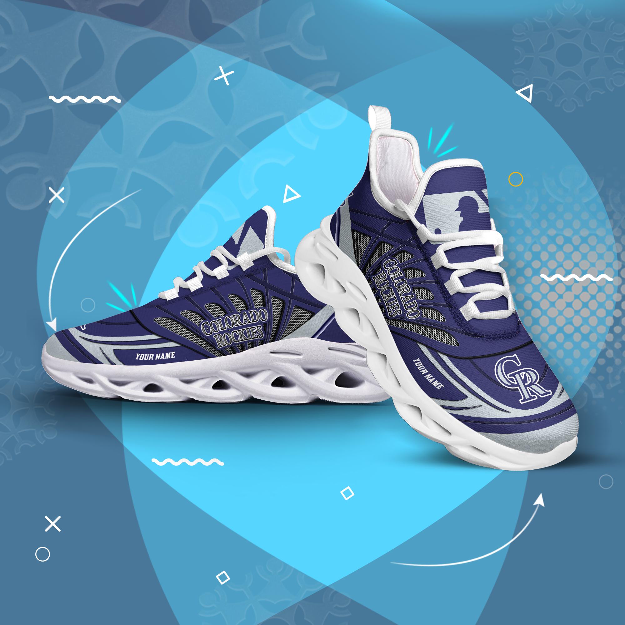 Personalized Colorado Rockies Max Soul Shoes Sneakers for Men And Women – MLB Baseball Fan Shoes, Team Sneakers - Image 8
