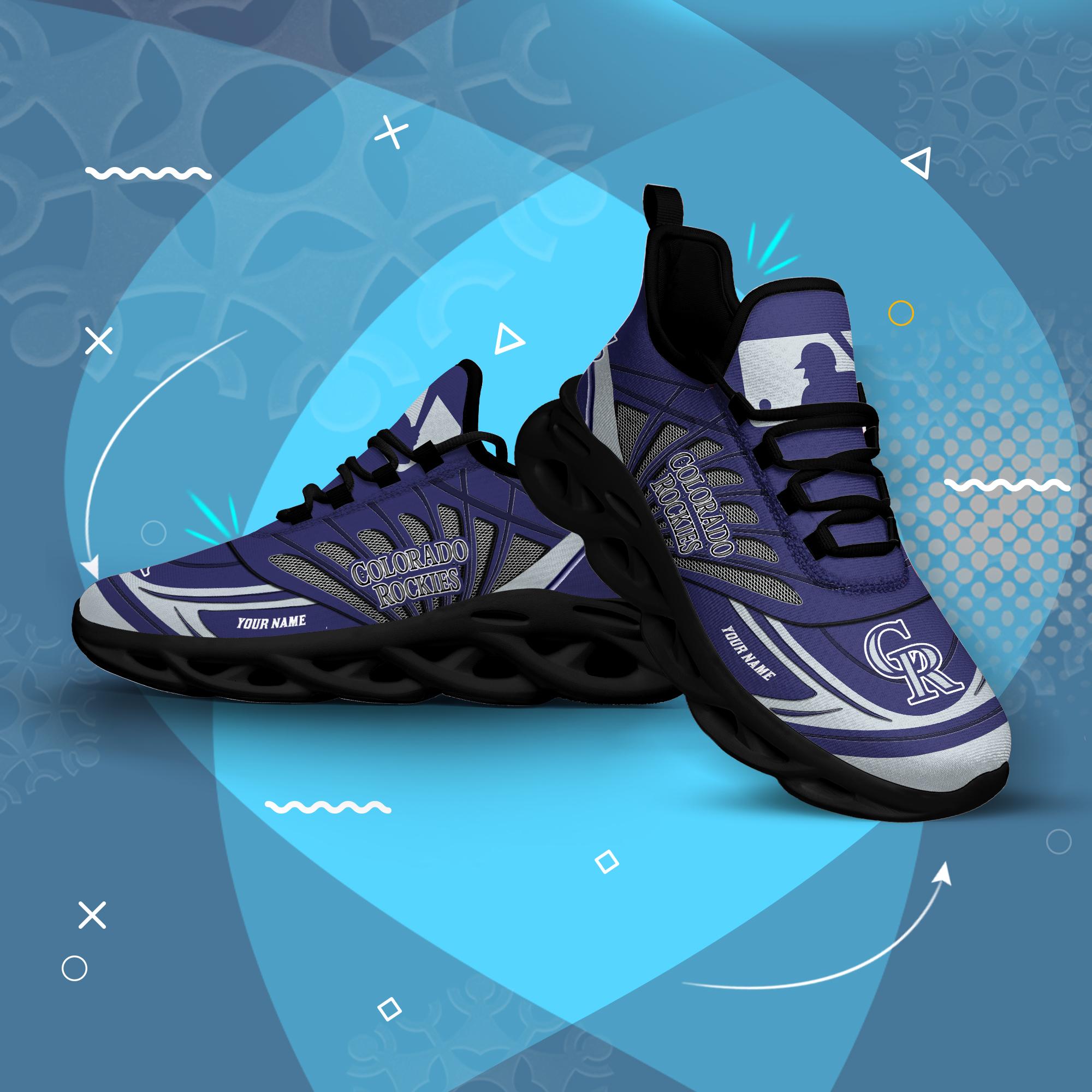 Personalized Colorado Rockies Max Soul Shoes Sneakers for Men And Women – MLB Baseball Fan Shoes, Team Sneakers - Image 7